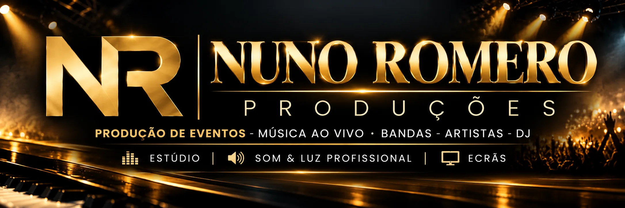Nuno Romero Produções — Produção de eventos, música ao vivo, bandas, artistas, DJ, estúdio, som e luz profissional e ecrãs
